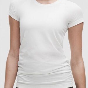 Lululemon White Swiftly Top
